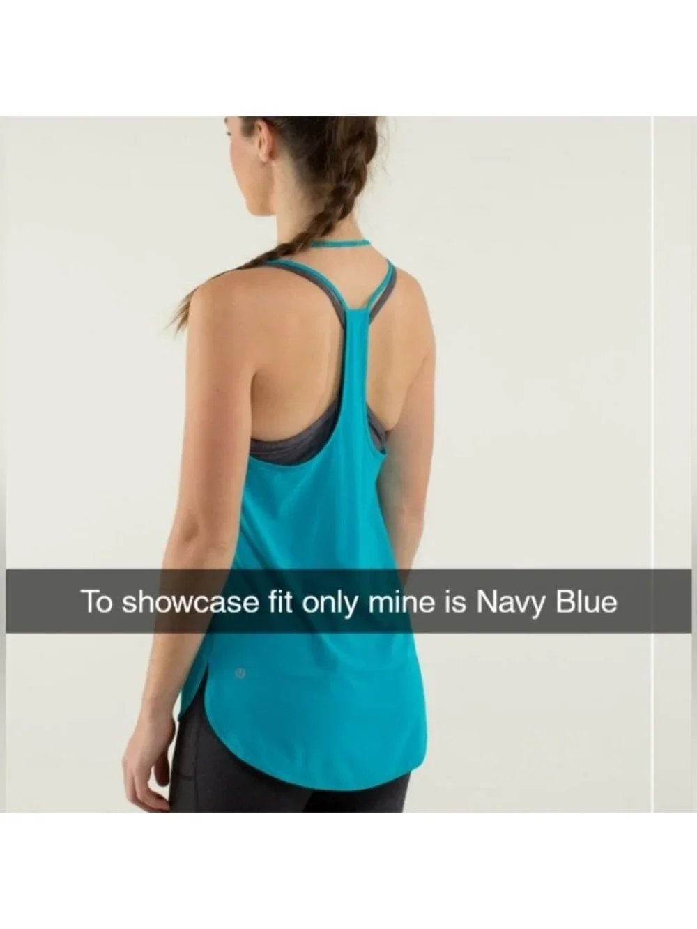 Lululemon Coastal Tank Navy Blue